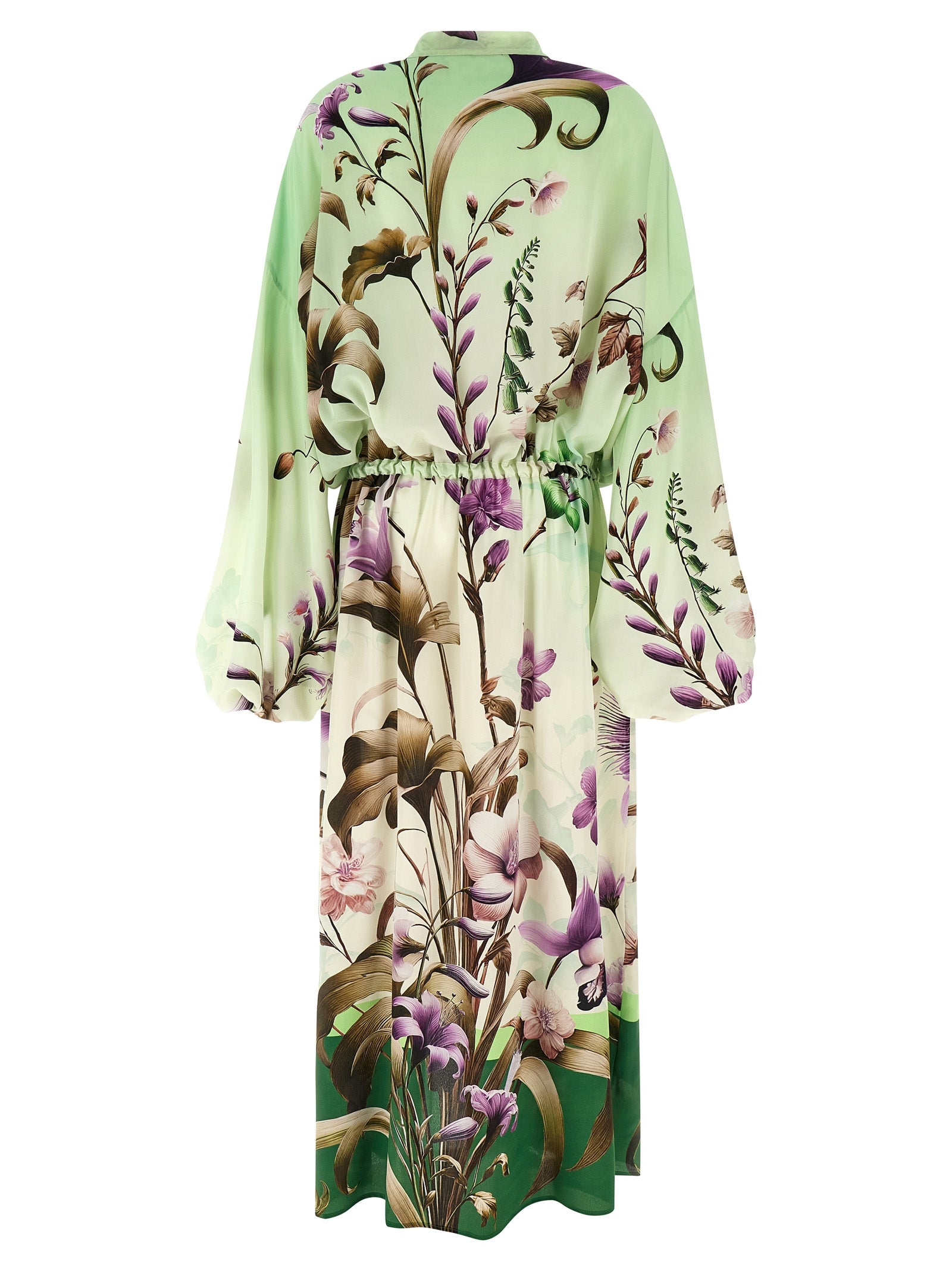 F.R.S. - FOR RESTLESS SLEEPERS Bicolor Silk Long Women's Dress