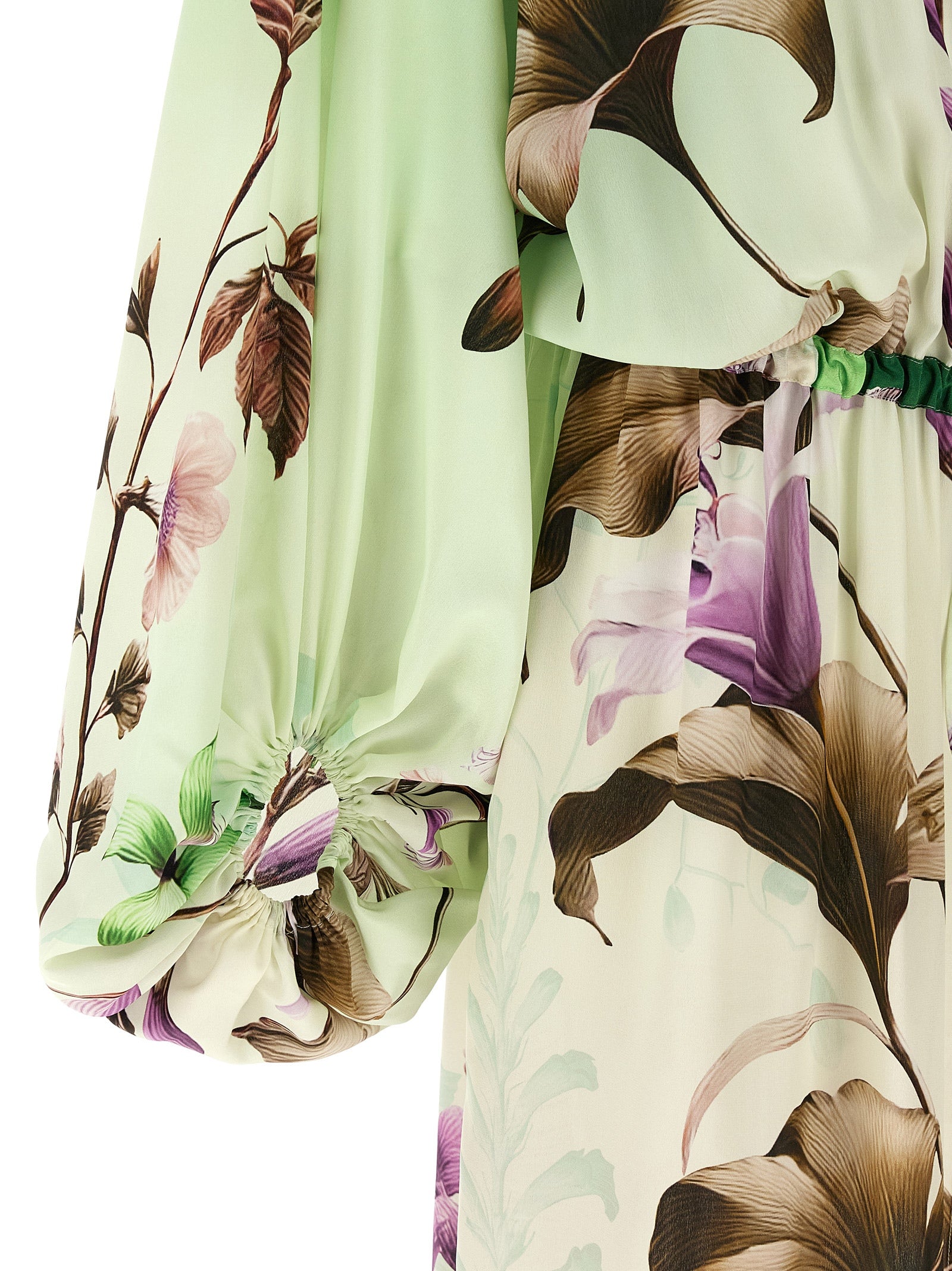 F.R.S. - FOR RESTLESS SLEEPERS Bicolor Silk Long Women's Dress