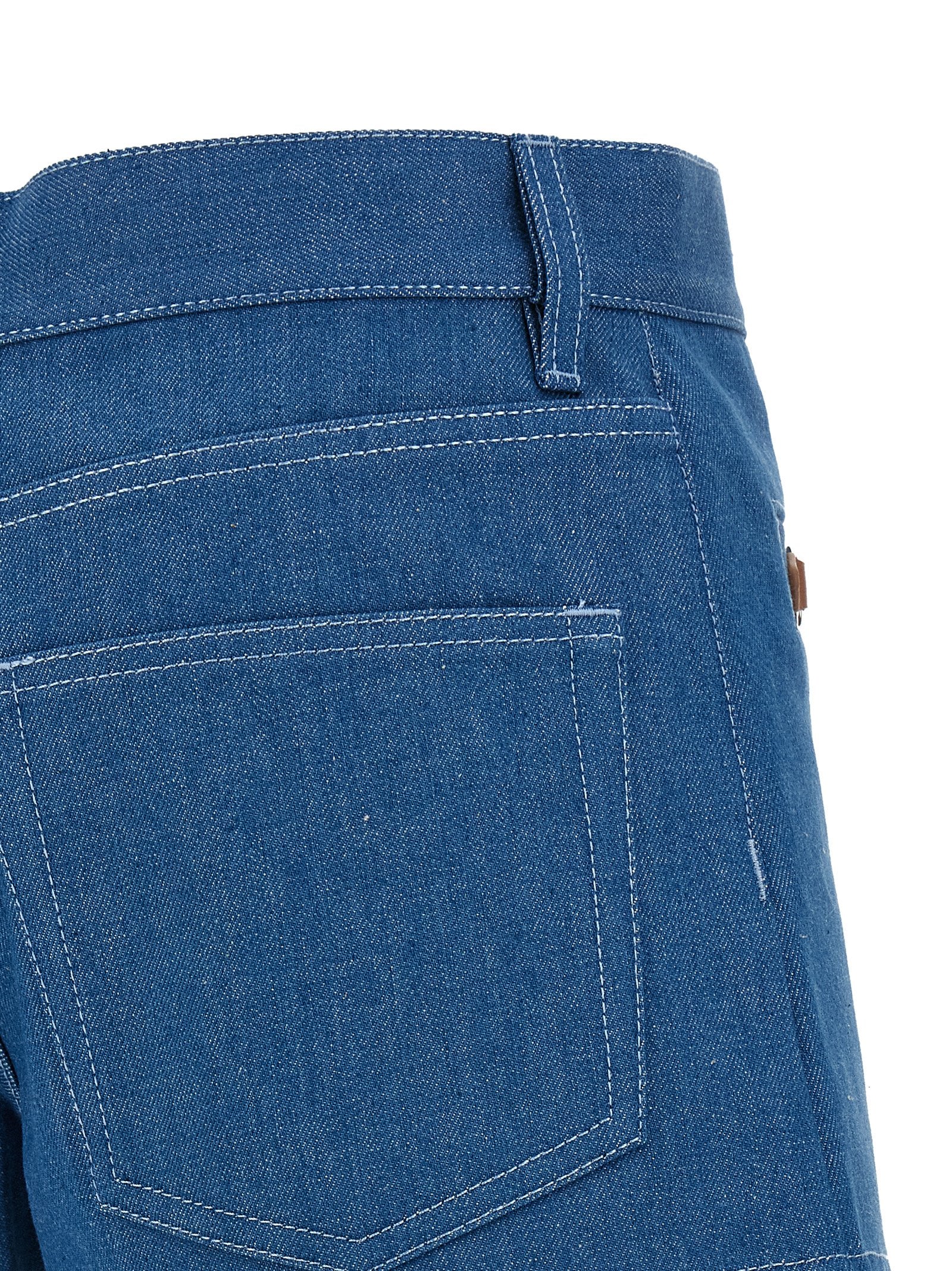 Gucci Blue Cotton Bermuda Women's Shorts
