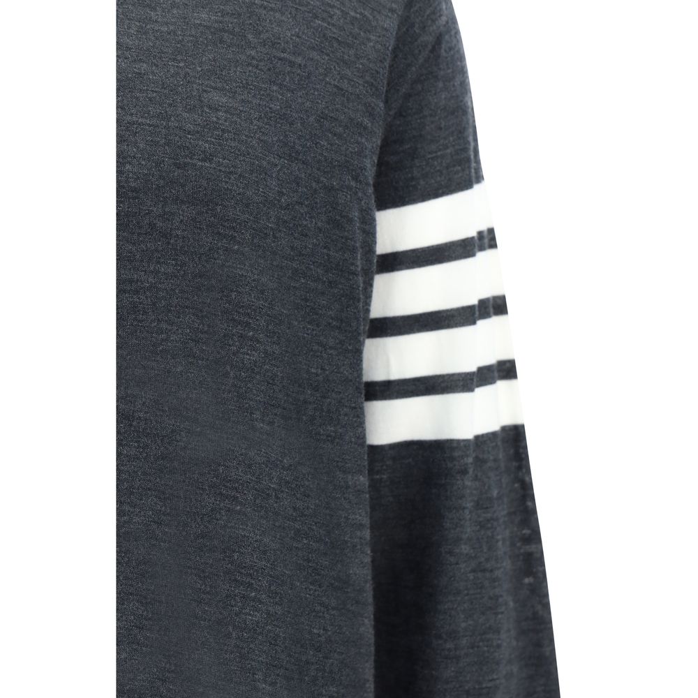 Thom Browne Gray Wool Oves Aries Men's Sweatshirt