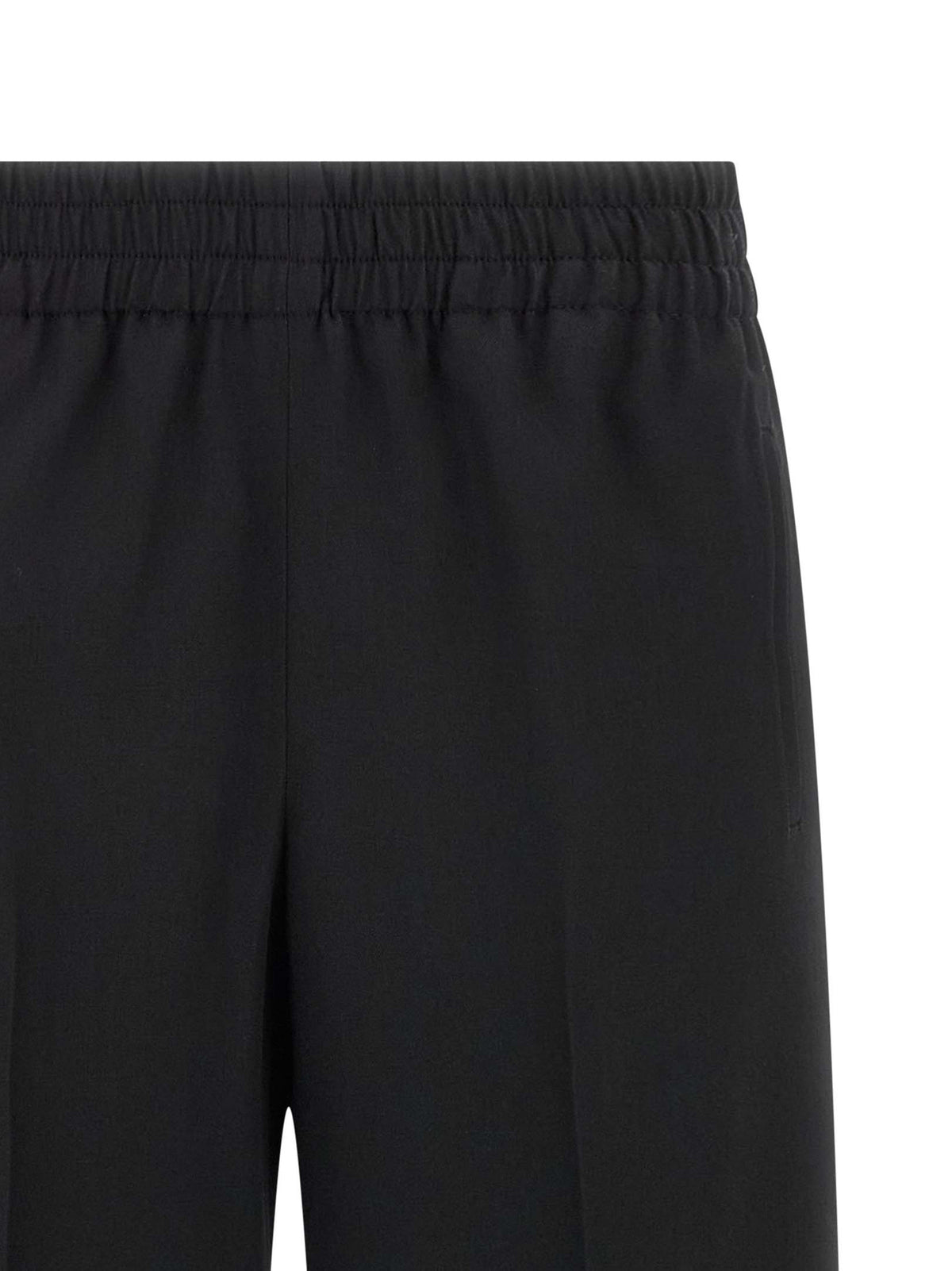 Golden Goose Black Virgin Wool Casual Women's Pants