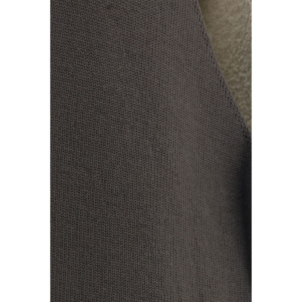 Rick Owens Gray Wool Oves Aries Sleeveless Women's Jacket
