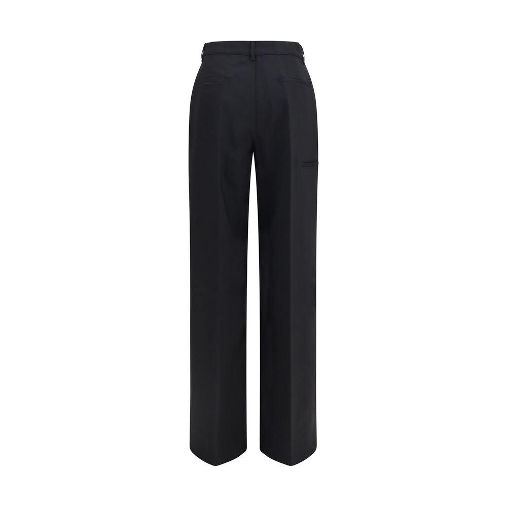 Rick Owens Black Wool Oves Aries Dress Women's Pants