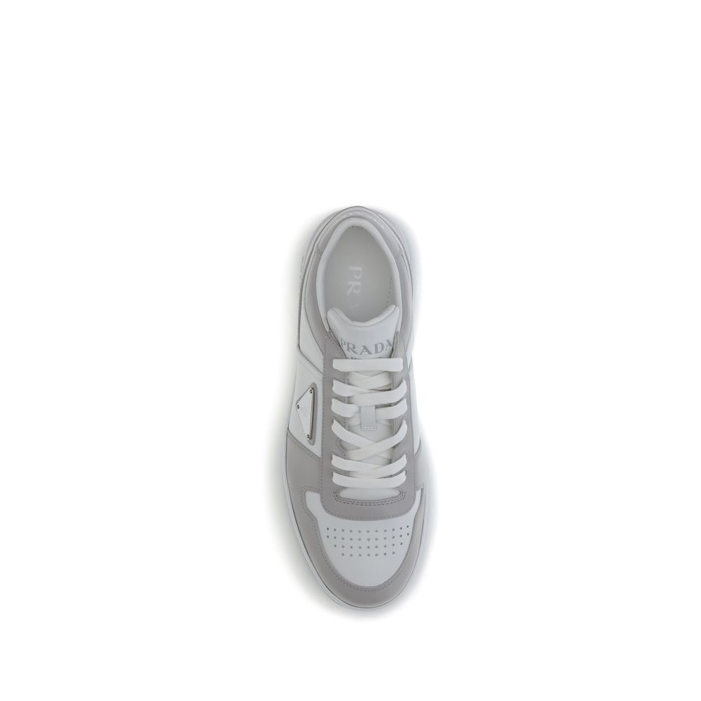 Prada Multicolor Calf Leather Bos Taurus Low Top Men's Sneakers