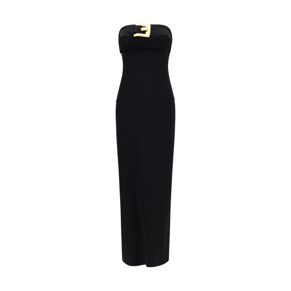 Balmain Black Viscose Cocktail Women's Dress