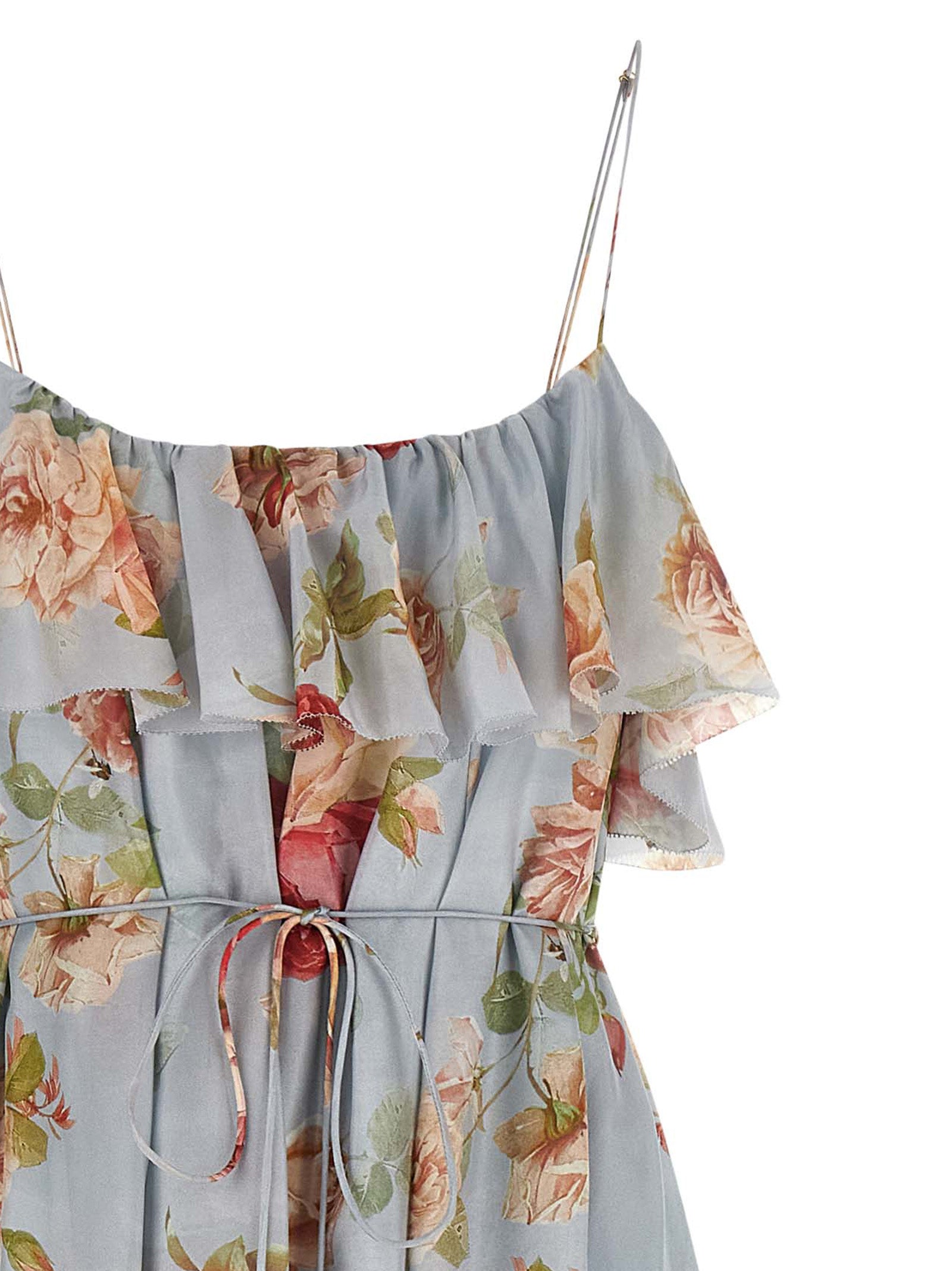 Zimmermann Multicolor Silk Long Women's Dress