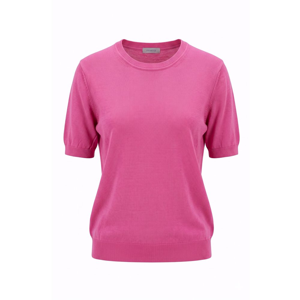 Malo Pink Cotton Women Women's Sweater