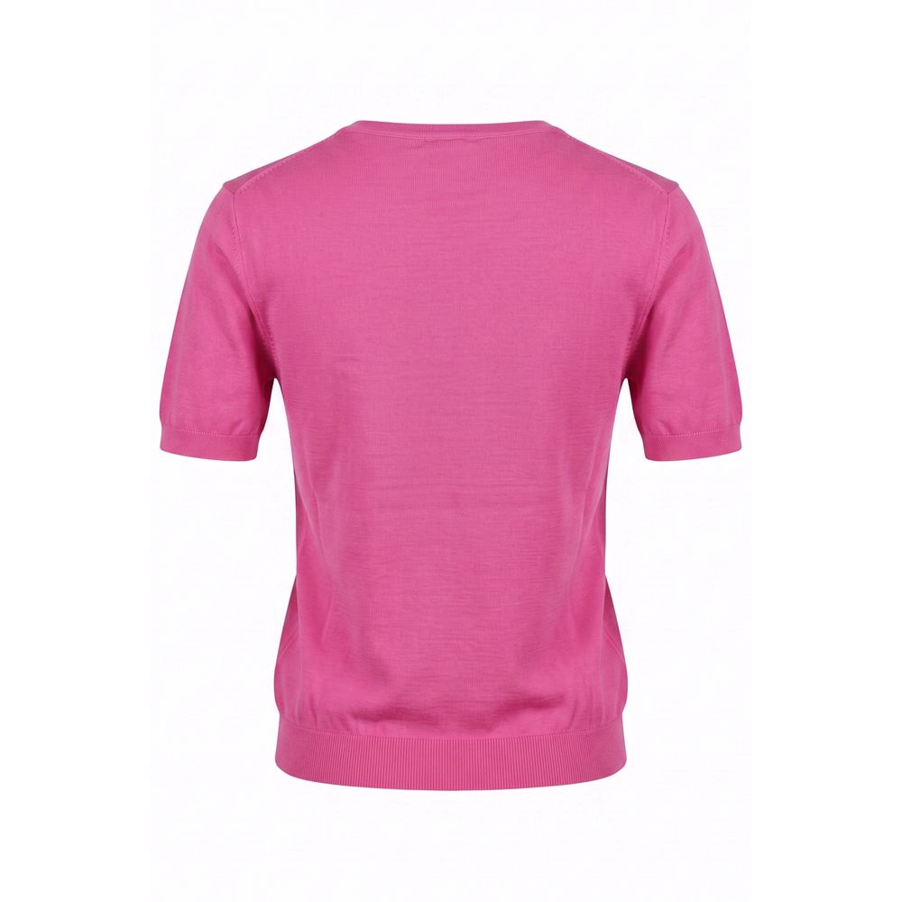 Malo Pink Cotton Women Women's Sweater