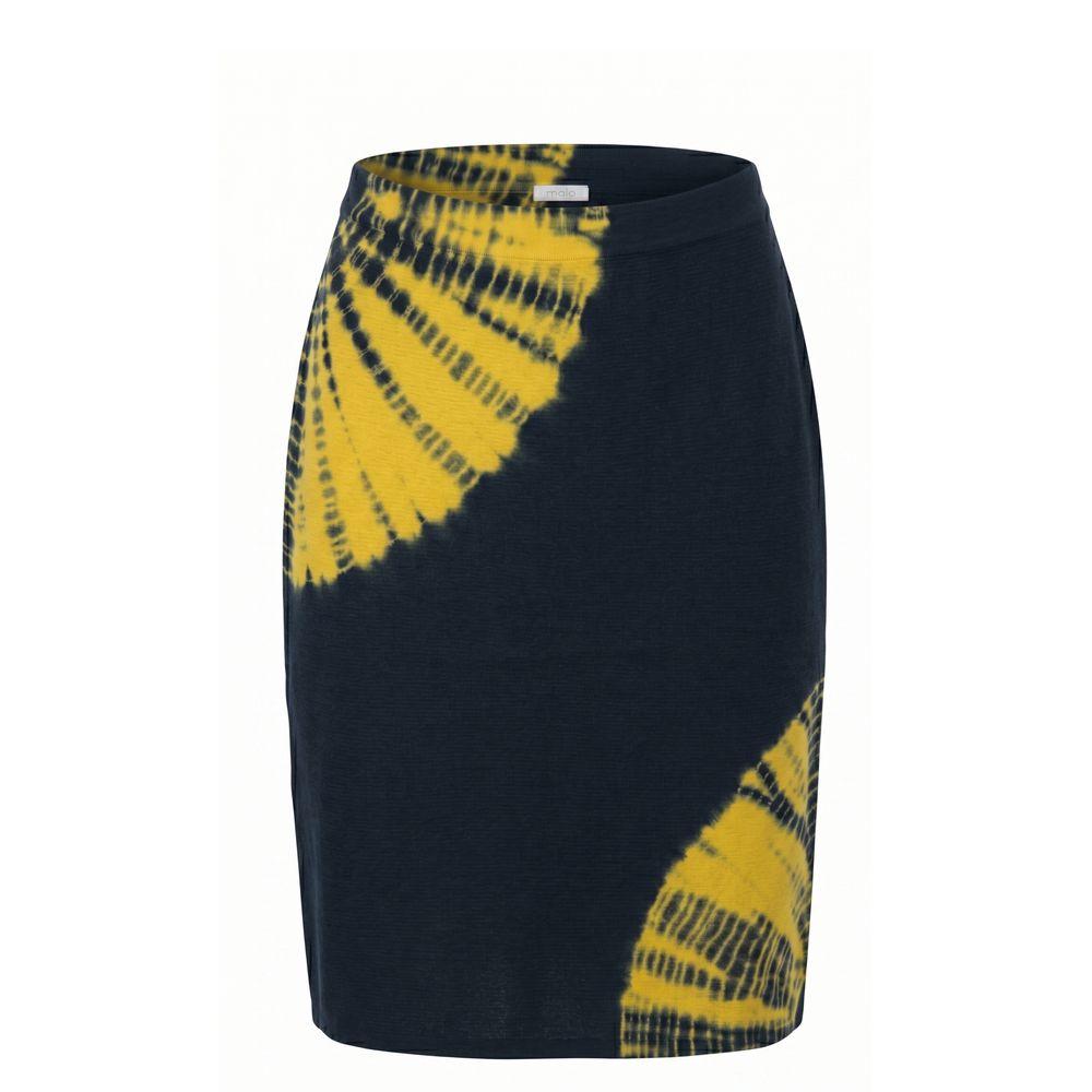 Malo Yellow Cotton Women Women's Skirt
