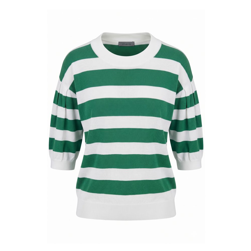 Malo Green Cotton Women Women's Sweater