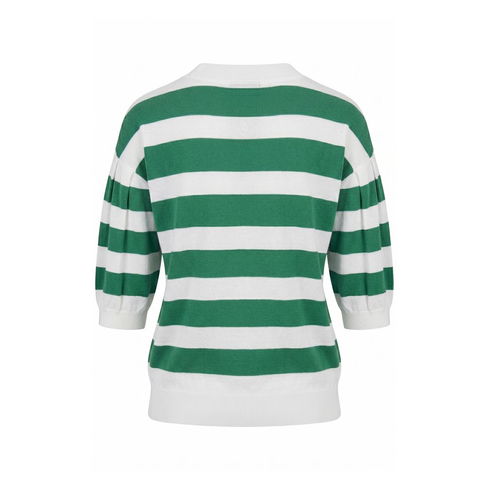 Malo Green Cotton Women Women's Sweater