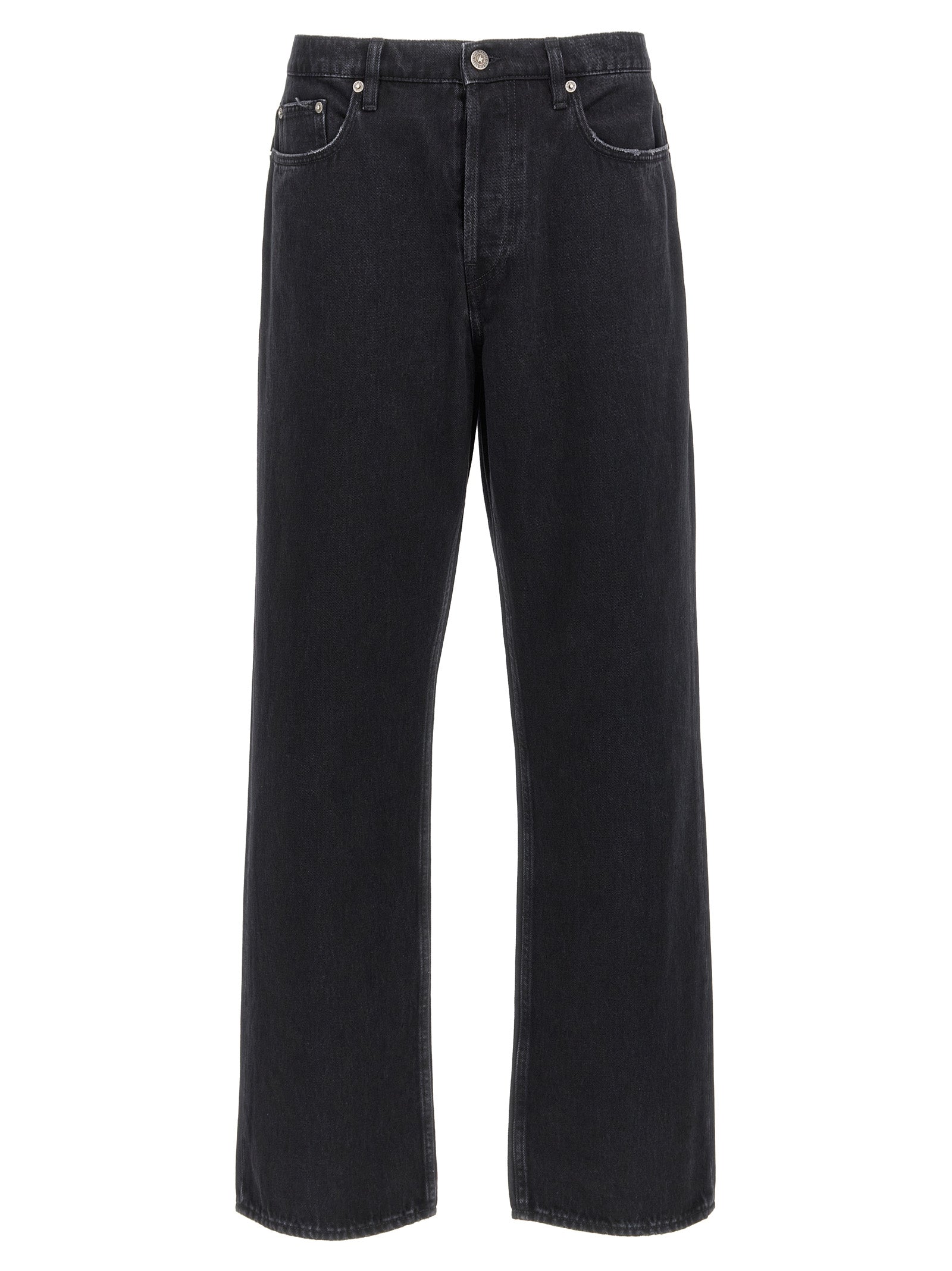 Golden Goose Black Cotton Straight-Leg Men's Jeans