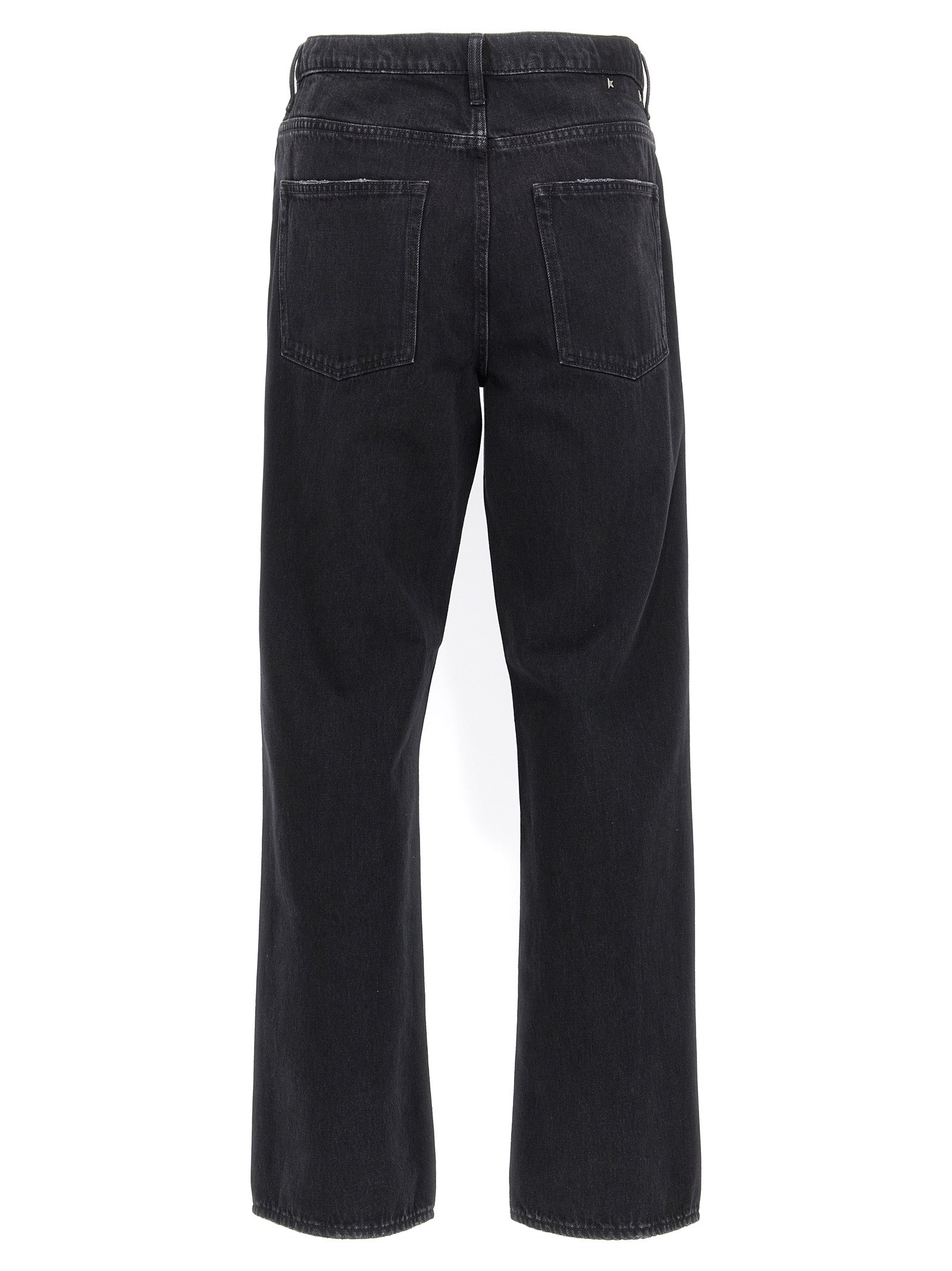 Golden Goose Black Cotton Straight-Leg Men's Jeans