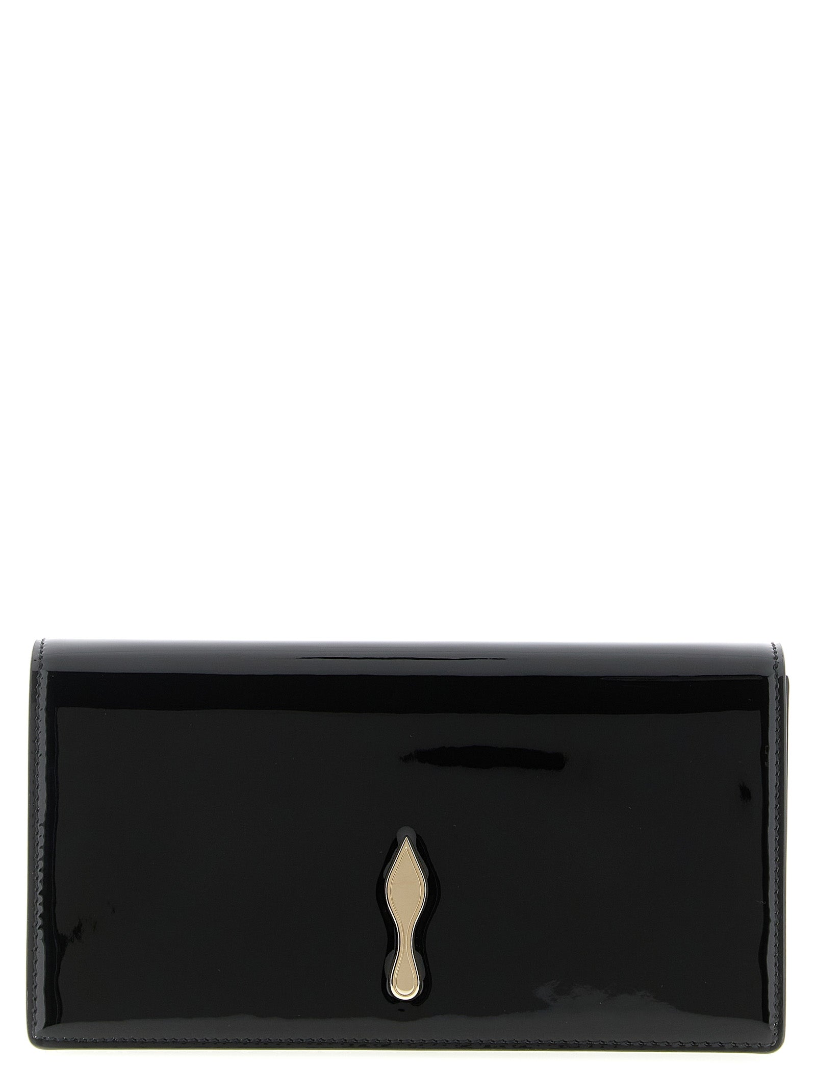 Christian Louboutin Black Calfskin Clutch Women's Bag