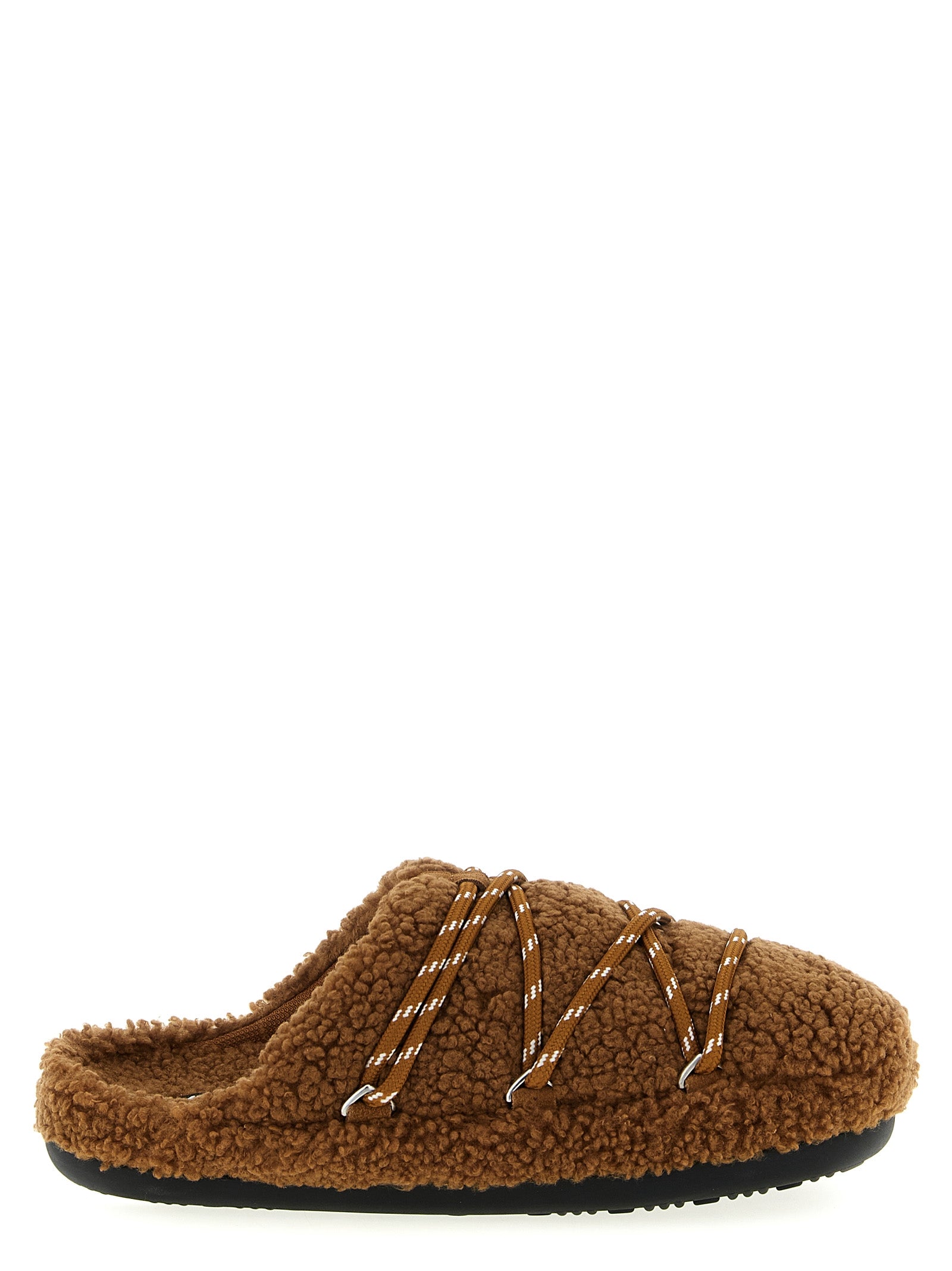 Moon Boot Brown Polyester Women's Slippers