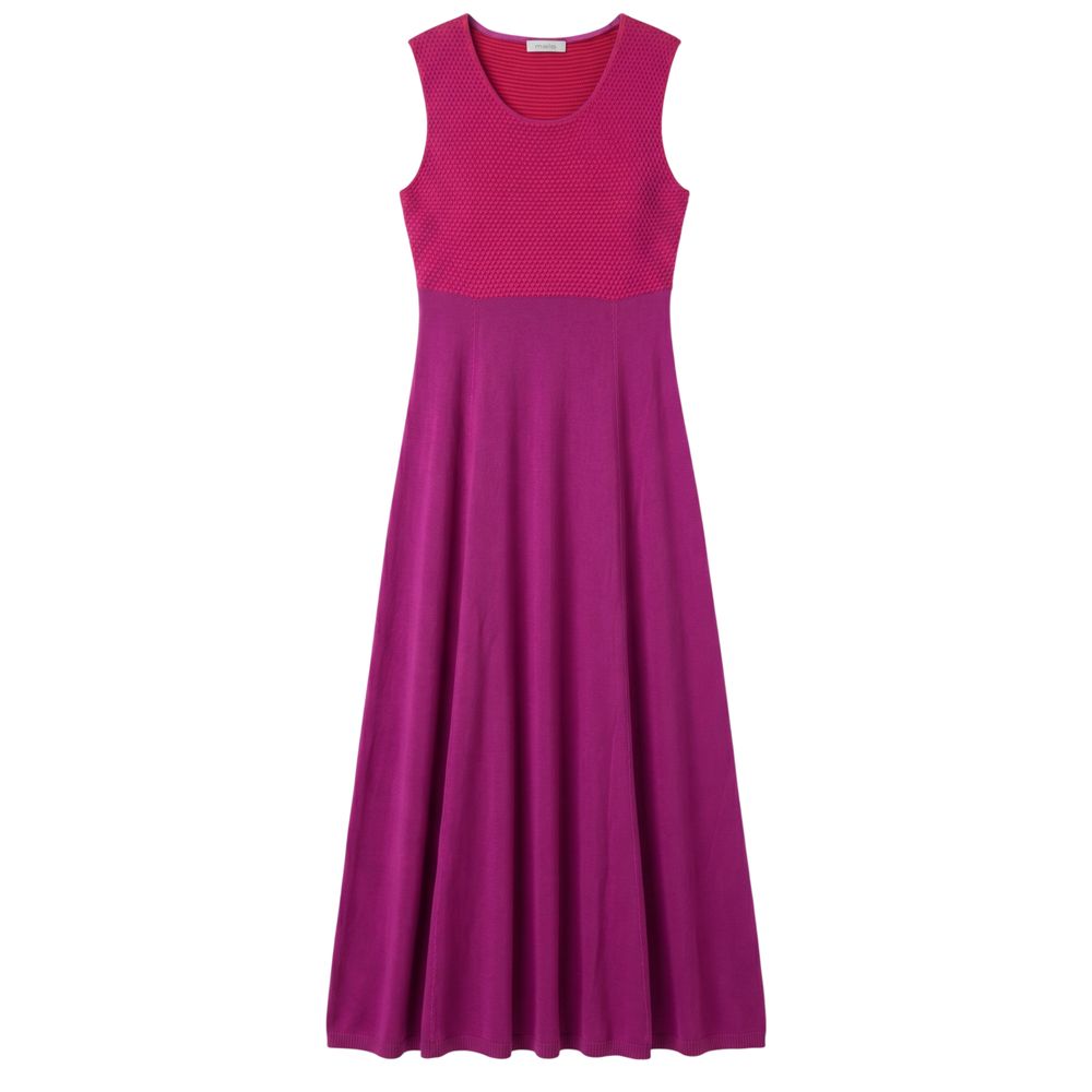 Malo Purple Silk Women Women's Dress