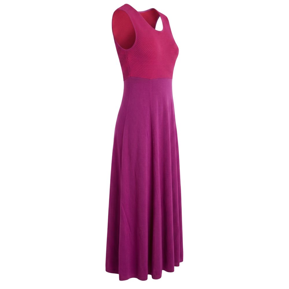 Malo Purple Silk Women Women's Dress