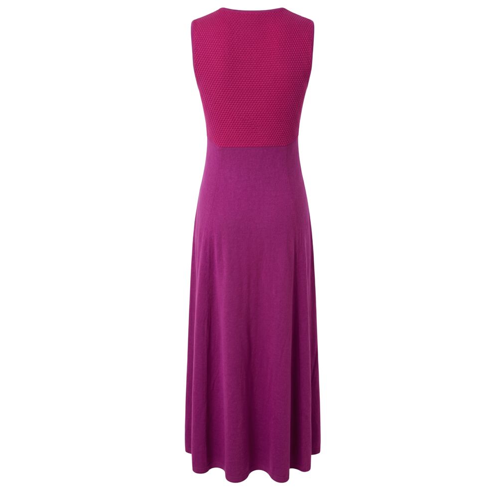 Malo Purple Silk Women Women's Dress
