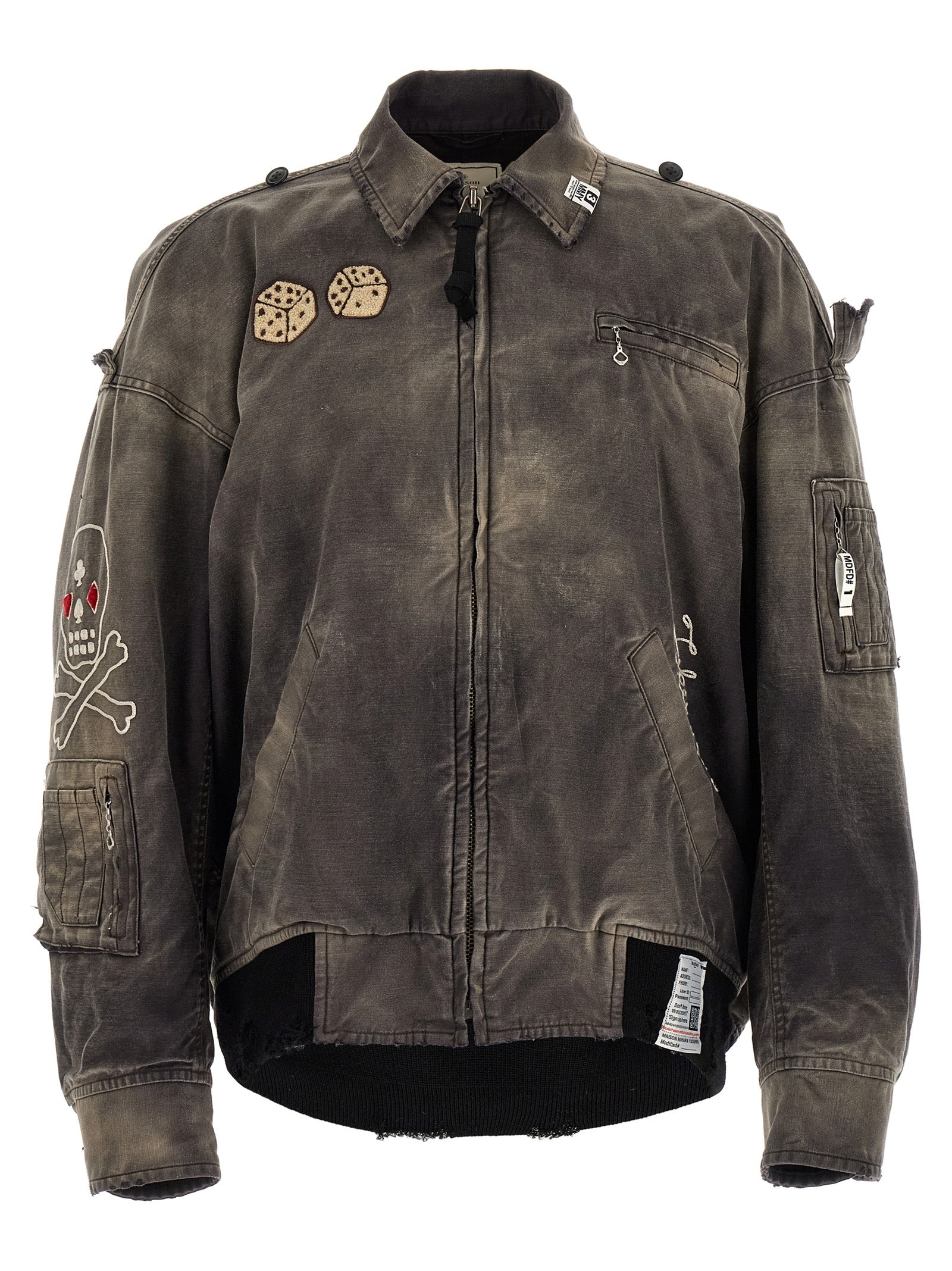 Maison Mihara Yasuhiro Black Cotton Men's Bomber