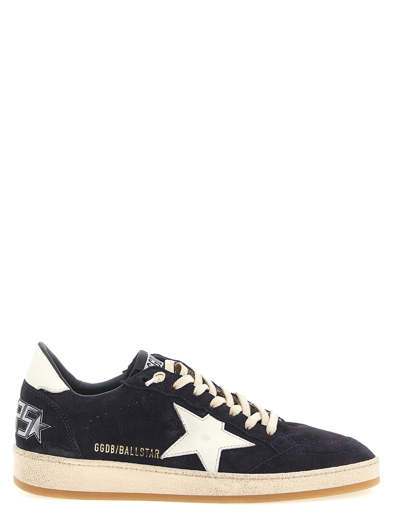 Golden Goose Blue Cowhide Low Top Men's Sneakers