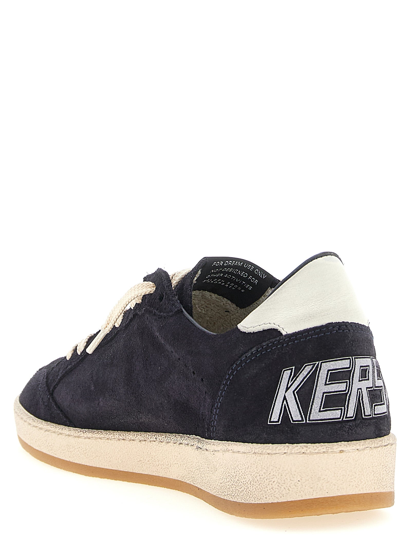 Golden Goose Blue Cowhide Low Top Men's Sneakers