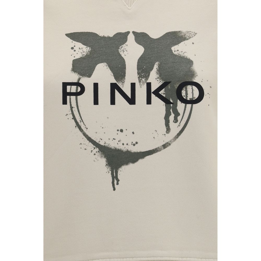 PINKO Beige Cotton Women's Sweatshirt
