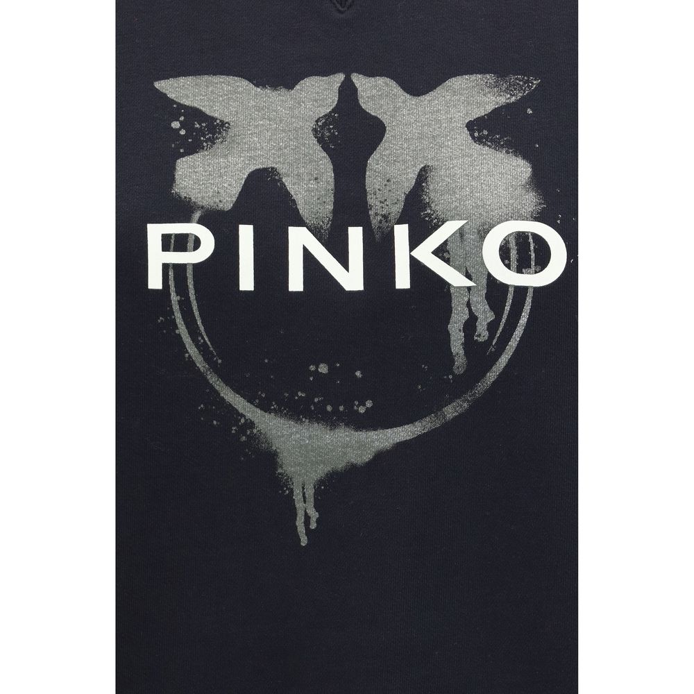 PINKO Black Cotton Women's Sweatshirt