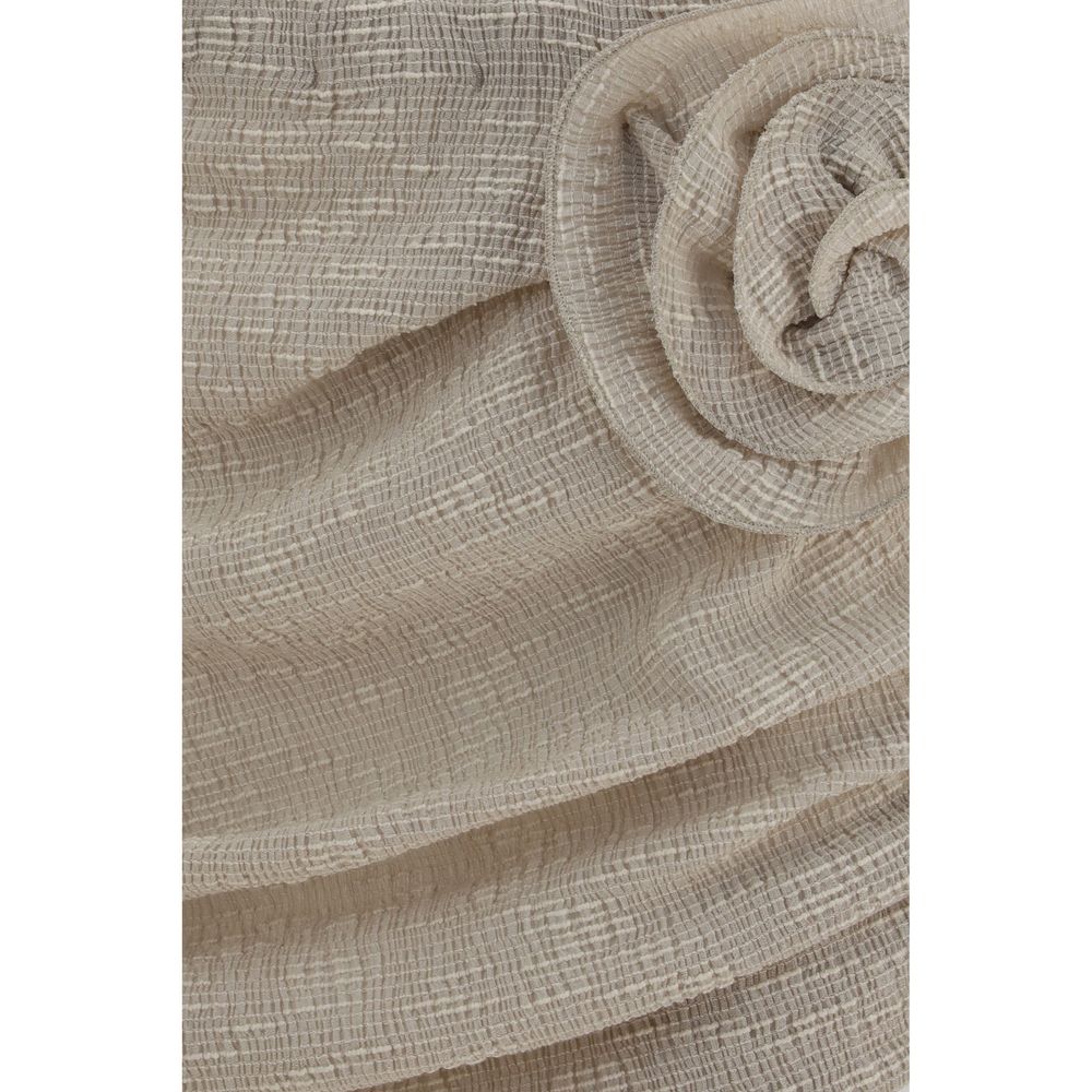 Magda Butrym Beige Lycra Mini Women's Skirt