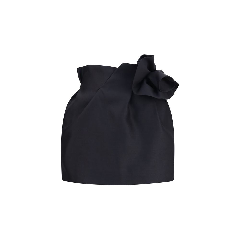 Magda Butrym Black Wool Oves Aries Mini Women's Skirt