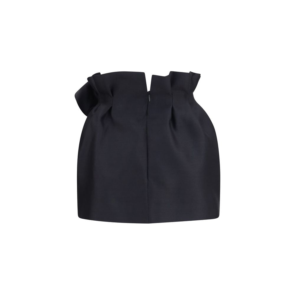 Magda Butrym Black Wool Oves Aries Mini Women's Skirt