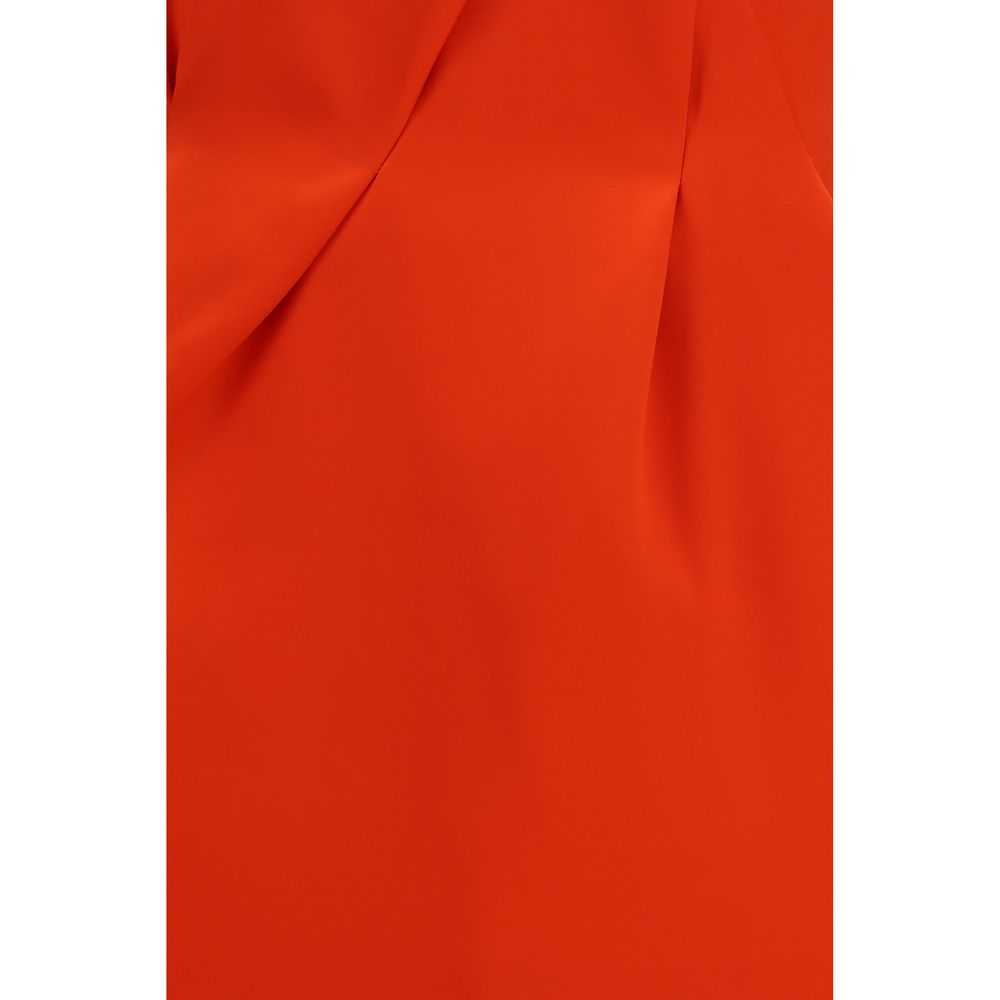 Magda Butrym Red Silk Mini Women's Skirt
