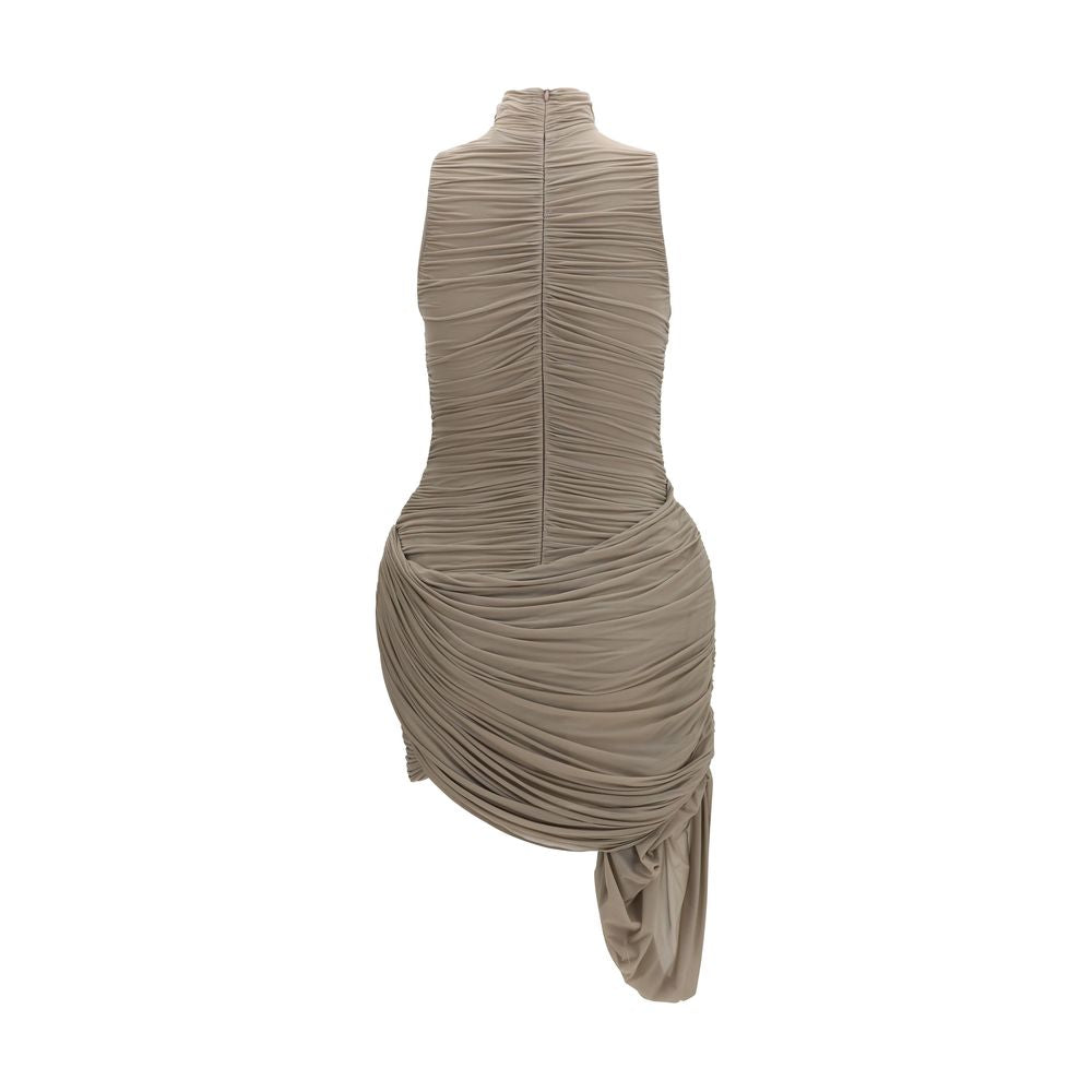 Magda Butrym Beige Copper Cocktail Women's Dress