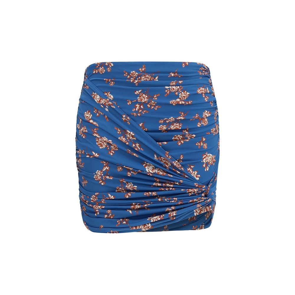 Magda Butrym Blue Polyamide Mini Women's Skirt
