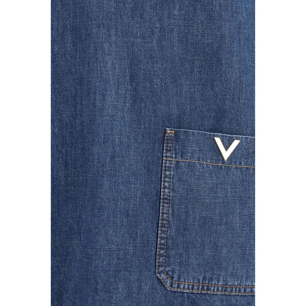 Valentino Garavani Blue Denim Women's Shirt