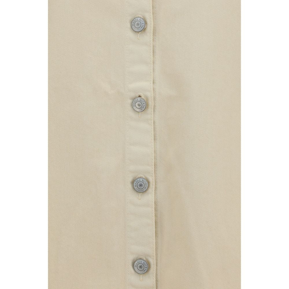 Magda Butrym Beige Denim Women's Shirt