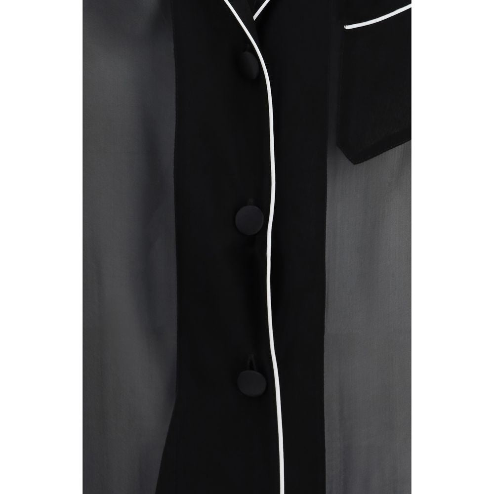 Dolce & Gabbana Black Silk Women's Shirt