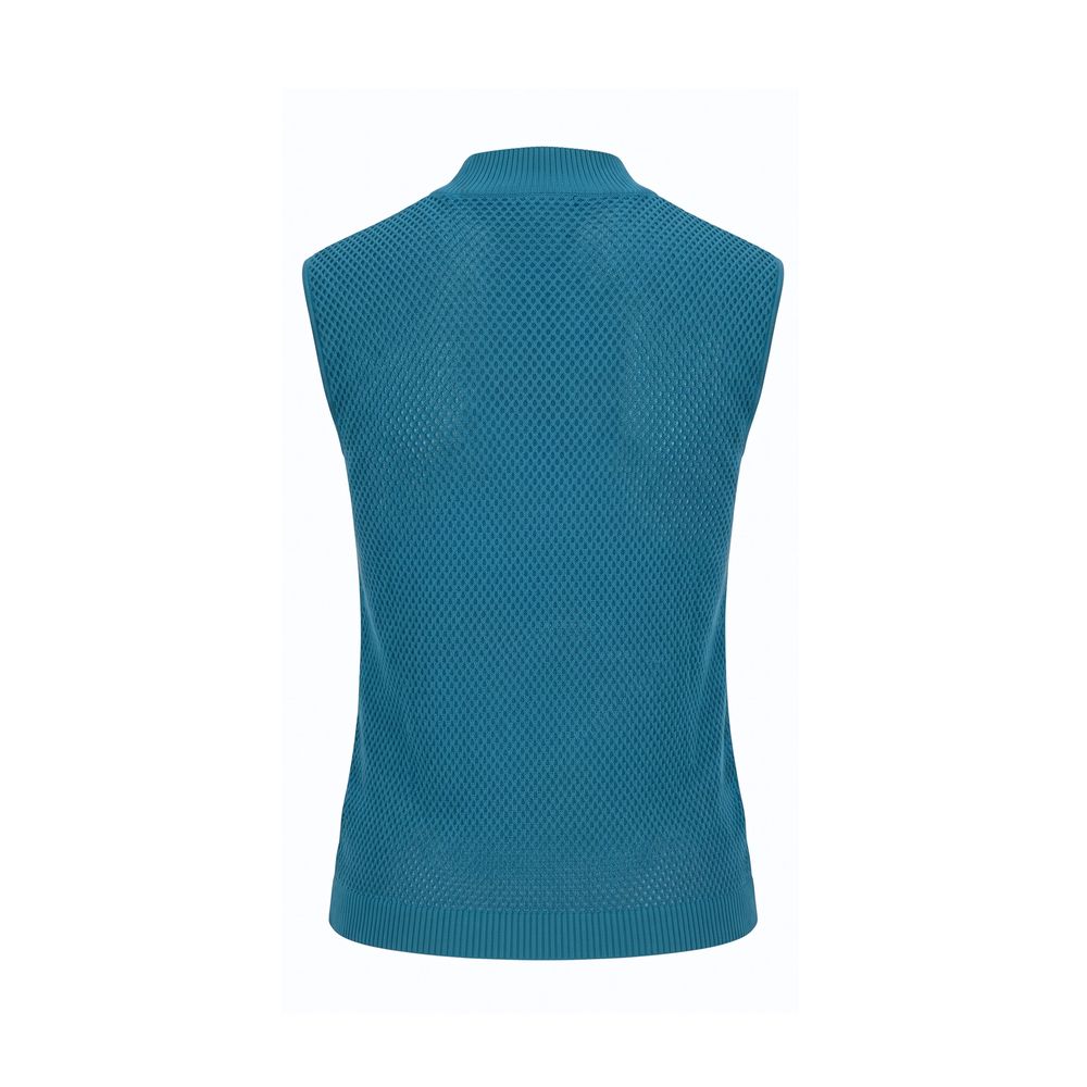 Malo Blue Silk Women Women's Sweater