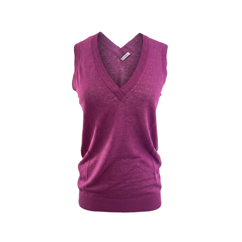 Malo Purple Linen Women Women's Tank