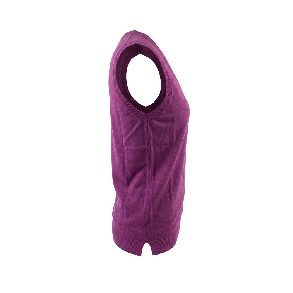 Malo Purple Linen Women Women's Tank