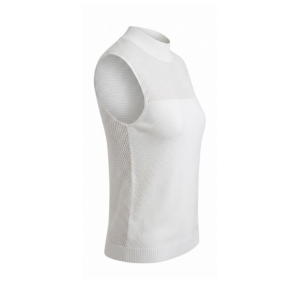 Malo White Silk Women Women's Sweater