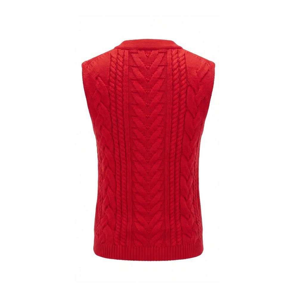 Malo Red Cotton Women Women's Sweater