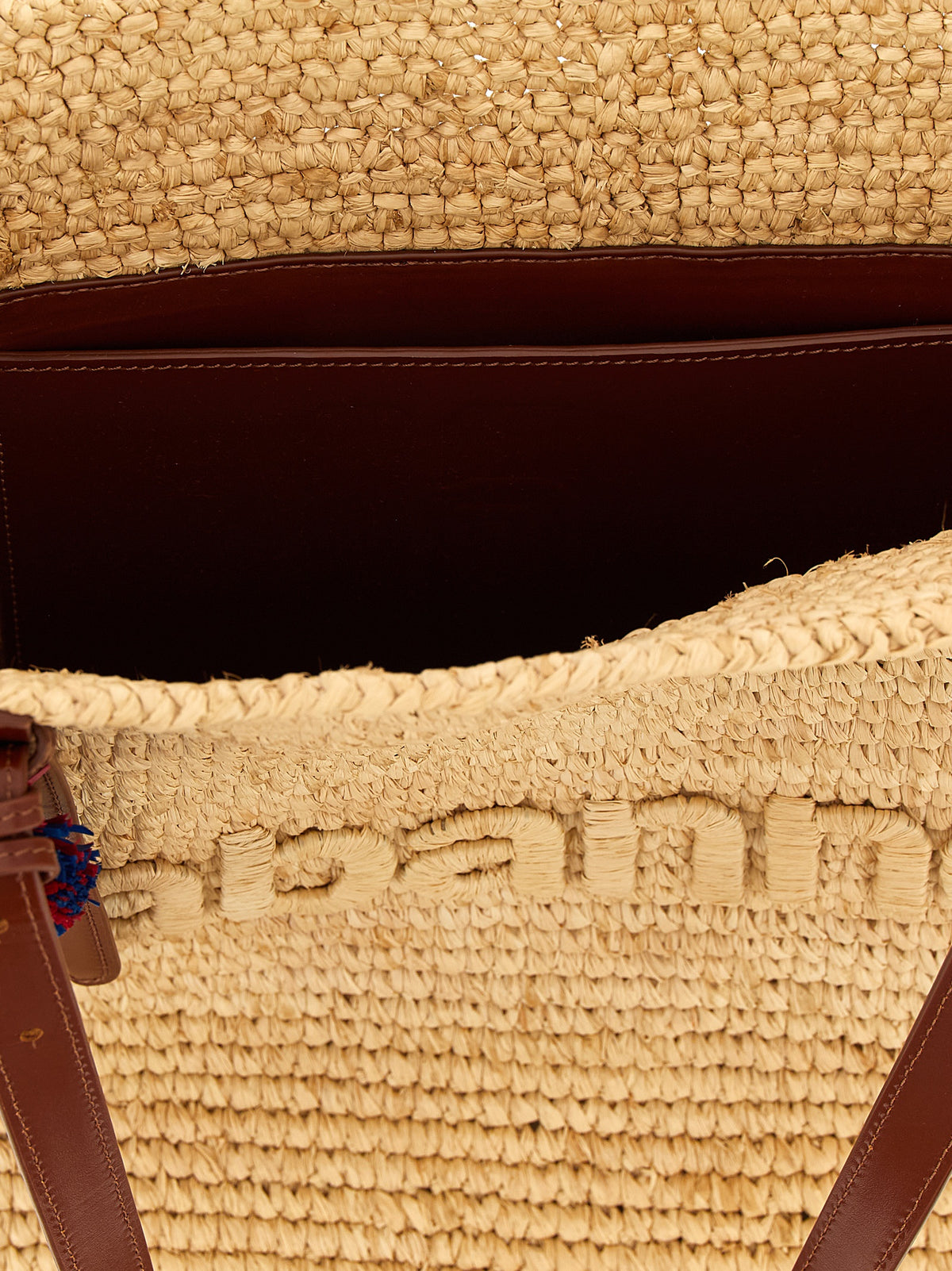 Paco Rabanne Beige Raffia Tote Women's Bag