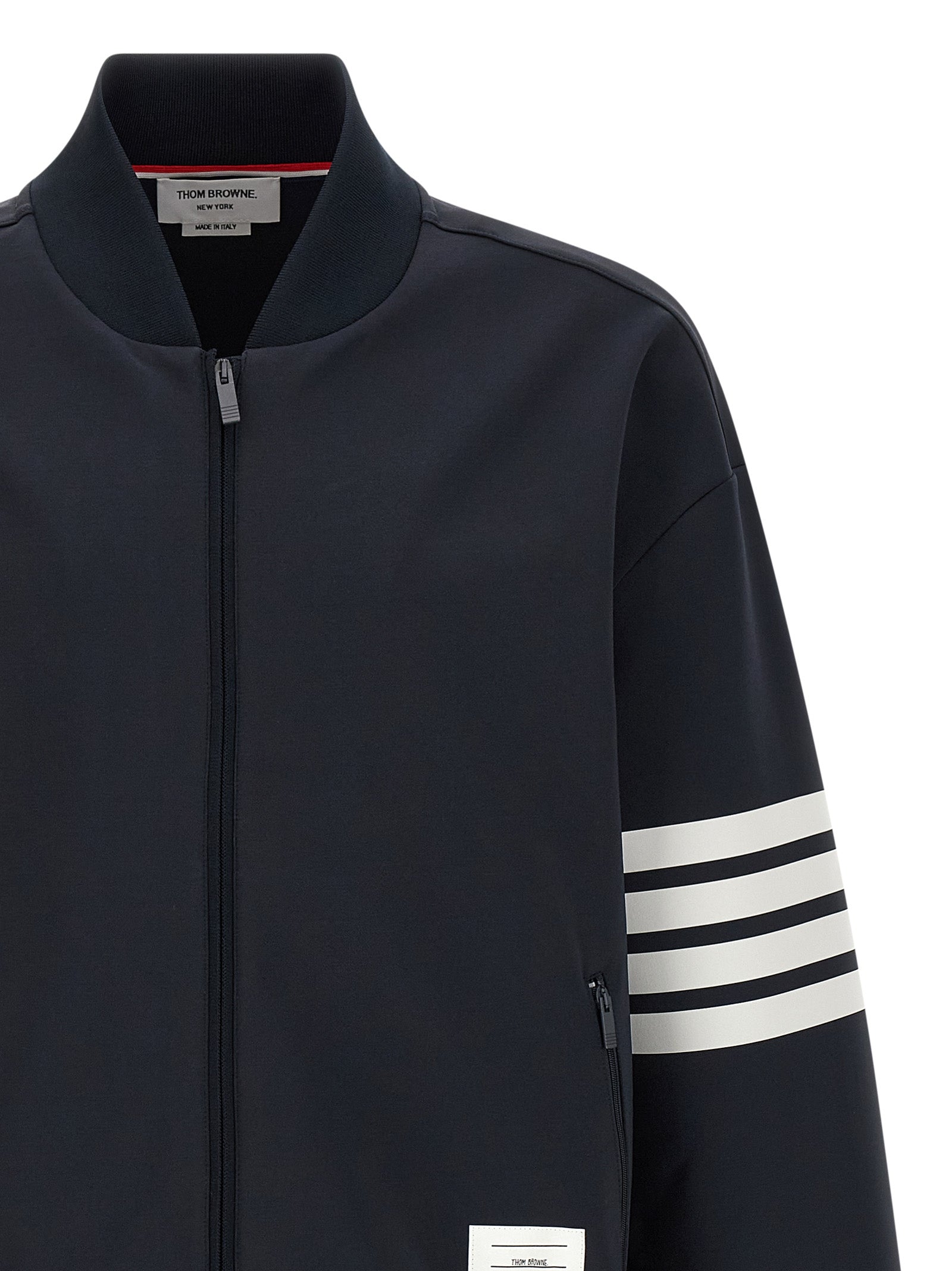 Thom Browne Blue Viscose Men's Bomber