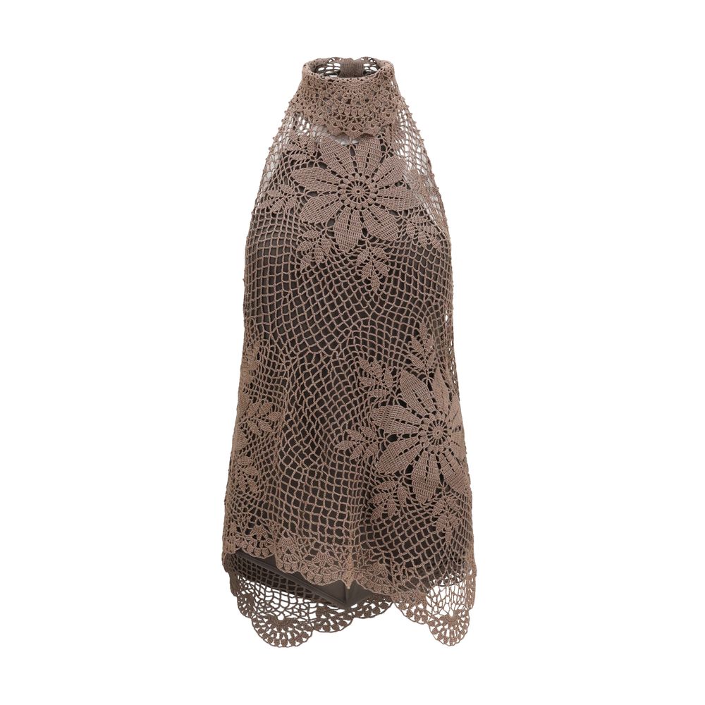 Magda Butrym Brown Cotton Women's Blouse