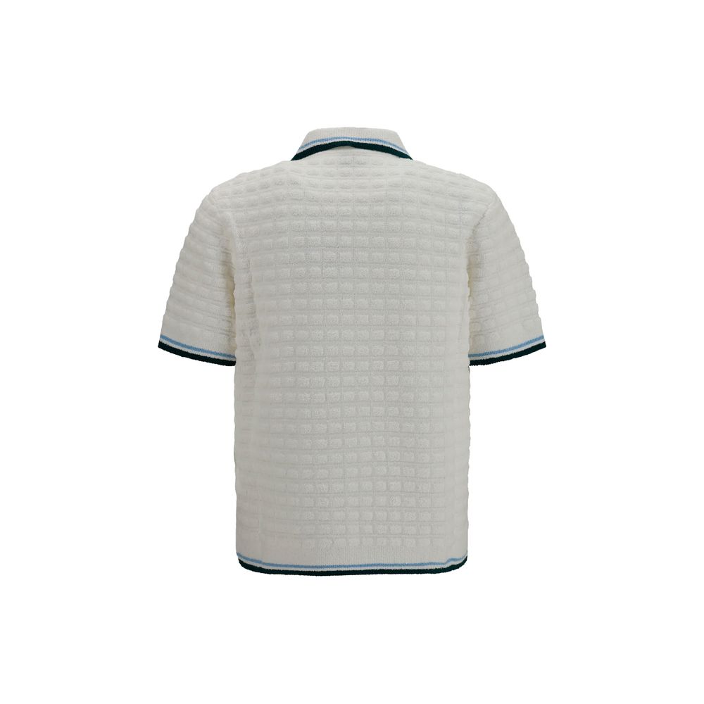 Casablanca White Cotton Polo Men's Shirt