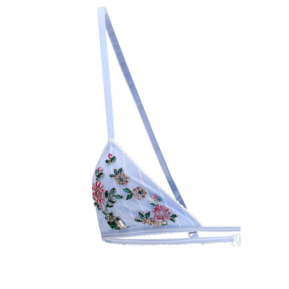 Dolce & Gabbana Blue Polyamide Women's Bra