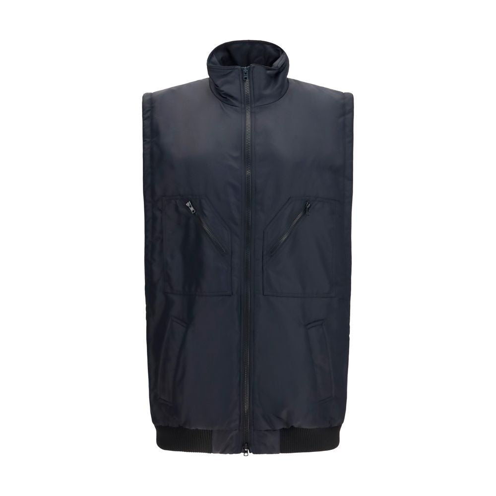 MM6 Black Polyamide Sleeveless Women's Jacket