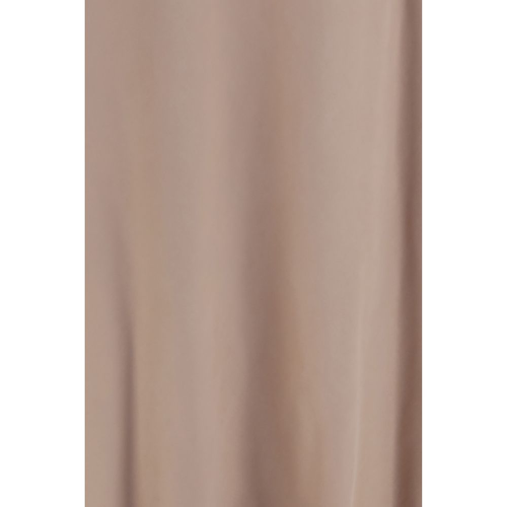 Fabiana Filippi Beige Lyocell Long Women's Skirt