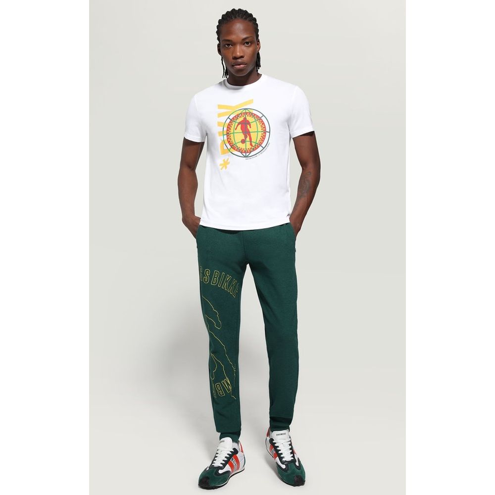 Bikkembergs Bicolor Cotton Joggers (Workout Men's Pants)