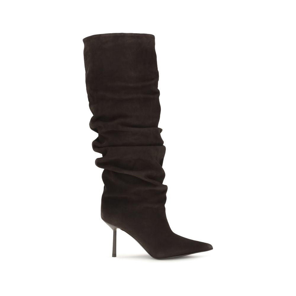 LE SILLA Brown Calf Leather Bos Taurus Women's Boots